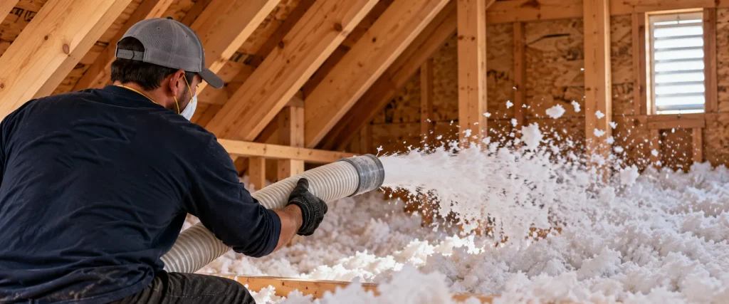 Blown-In Insulation example